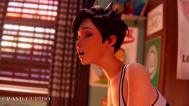Tracer Dives into Intense 3D Anime Overwatch Sexual Adventure