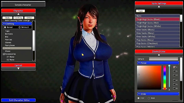 Creative Big-Busted Waifu Shines in Honey Select with Hilarious Yakuza Meme Soundtrack