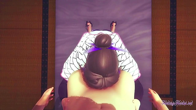 Shinobu Kocho Offers Seductive Pleasure in Kimetsu no Yaiba 3D Hentai Creampie POV