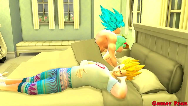 Bulma Betrays Vegeta for Steamy Encounter with Goku in Dragon Ball Hentai