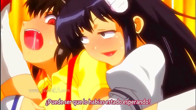 Hentai Duo Engages in Sultry Lovemaking in Spanish-Dubbed Anime Scene