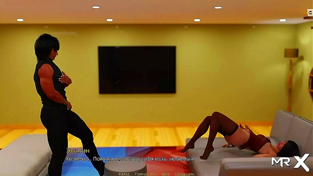 Cartoon Teen 18+ Tempts with Seductive Lingerie for Steamy Anal Adventure
