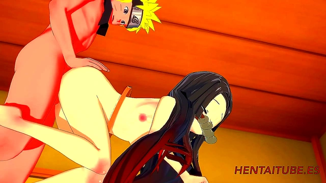 Naruto Pleasures Nezuko with Intense blowjob and Steamy Creampie Sex