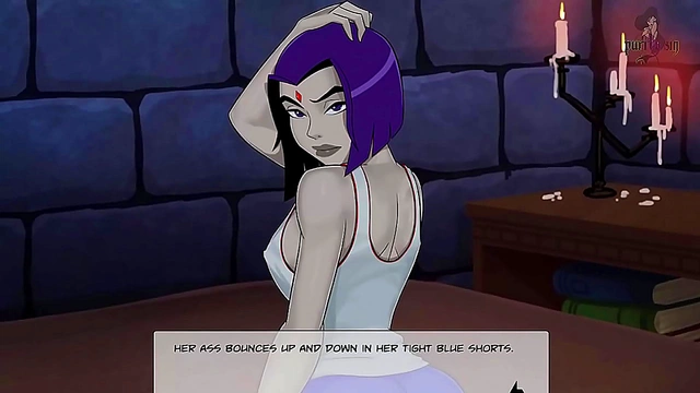 Blonde Raven Seduces Doctor with Sultry Dance in Furry Justice League Tale