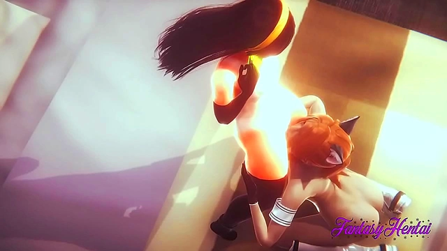 Violet Finds Pleasure and Ecstasy in Intense 3D Hentai Anime Adventure