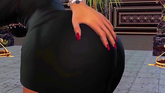 Seductive Succubus Tempts with Big Tits & Ass in Intense Interracial Fantasy Roleplay