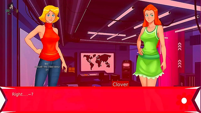 College Spies Toy Each Other in Steamy Blonde & Redhead Anime Adventure