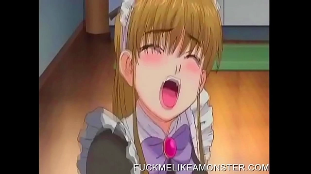 Seductive Anime Maid Delights Her Master in Steamy Pleasure Session