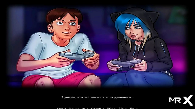 Teen 18+ Anime Cutie Gets Wild with Summer Gaming Adventures