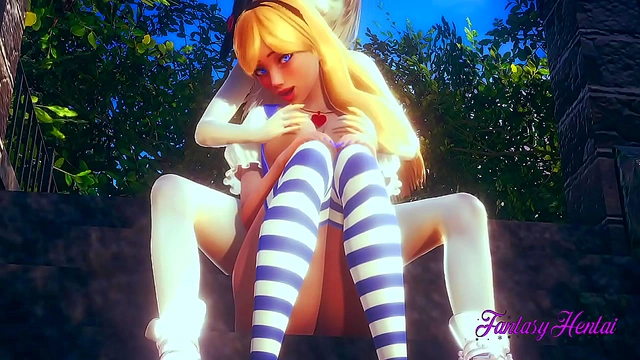 White Rabbit Satisfies Alice with Passionate Uncensored Pleasure in Wonderland
