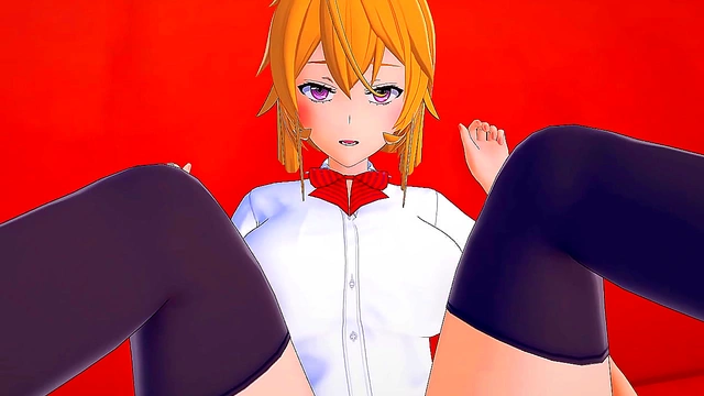 Soma Appreciates Erina’s Challenge with Steamy Passion in 3D Hentai Food Wars