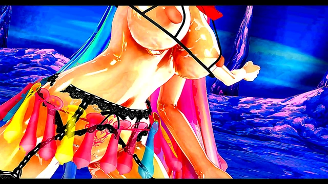 Seductive Anime Dancers Entice with Hot Moves & Sultry Songs in Steamy MMD R18 Scene
