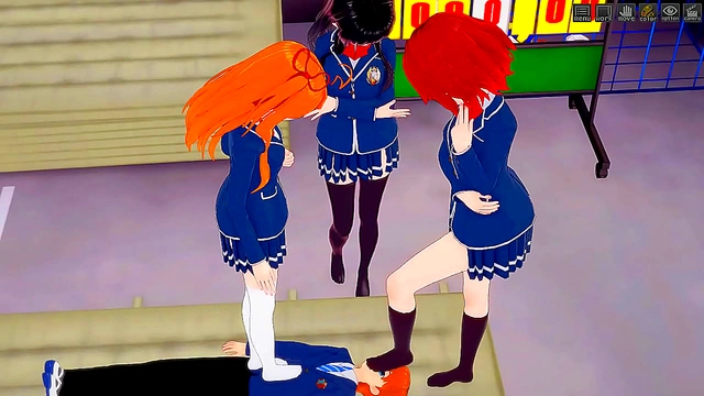 Dominant Anime Girls 18+  Enjoy Steamy pussy-licking, Rimming & Foot Fetish Delights