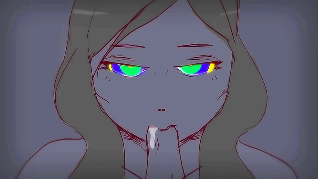 Mistress Reverses Roles for Mesmerizing Cock Worship Anime blowjob