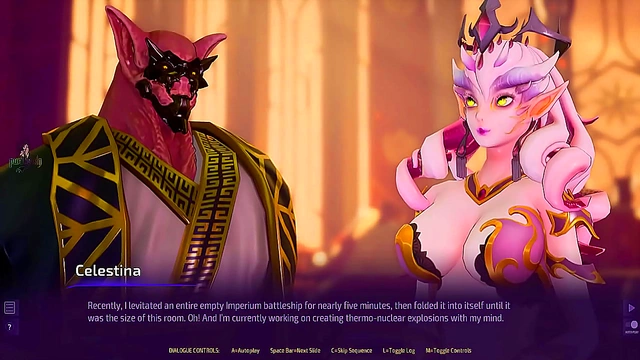 Busty Princess Battles Demons and Aliens in Steamy Spaceship Orgy