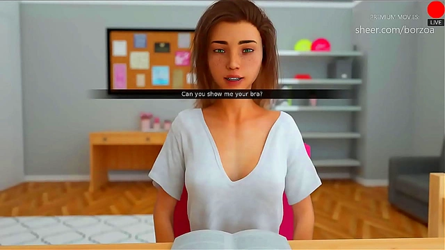 StepStepStepSister Pleasures Herself on Webcam, Almost Discovered by StepMom in 3D Hentai