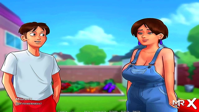 Tired Teen 18+ Offers Sweet Relief with Tender Affection in Summertime Saga
