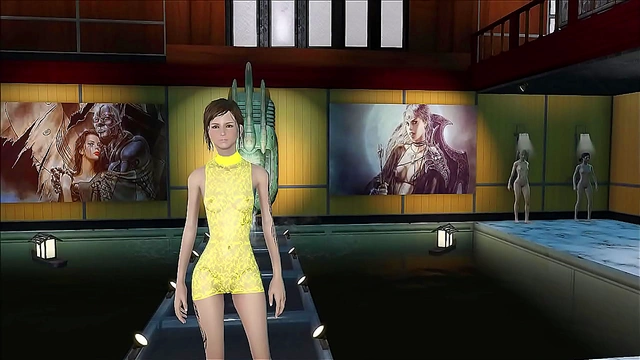 Brunette Showcases Fallout 4 Style with Sizzling 3D Hentai Moves