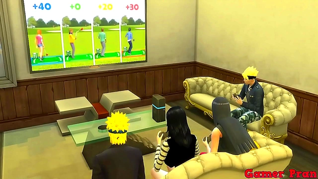 Boruto Satisfies Visiting Milf Karin with Intense Anime Anal Pleasure