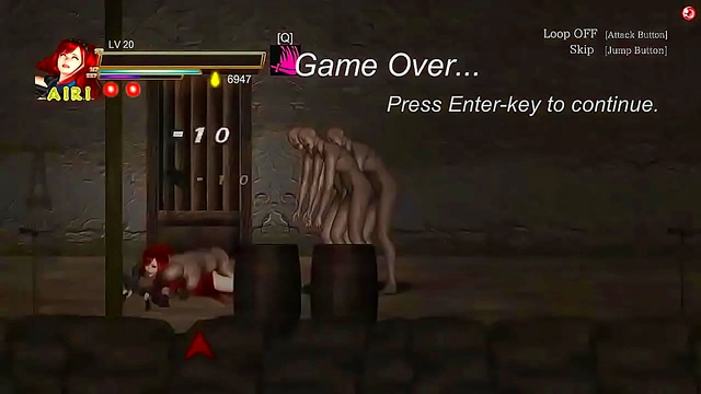 Cute Redhead Brings Pleasure Amidst Monstrous Encounters in Guilty Hell Hentai