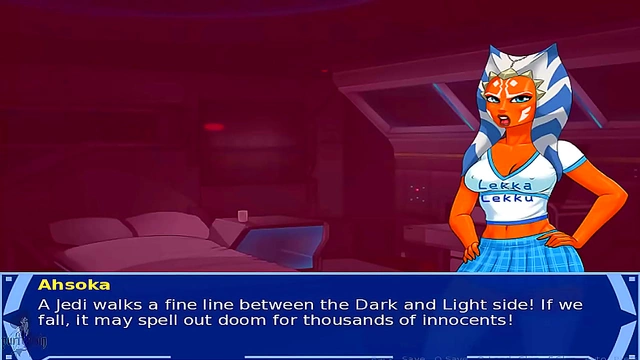 Ahsoka Caught Between Jedi Master & SithLord for Pleasure-Filled Night