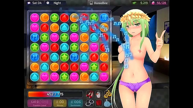 Blonde Goddess Seduced by Horny Monster Girls 18+  in Huniepop Uncensored