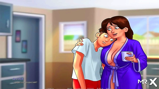 Seductive Teen 18+ Tempts with Lollipop Tease in Summertime Saga Scene