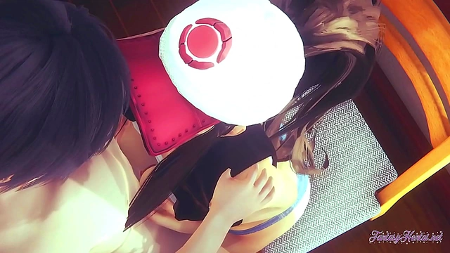 Hilda Delights in Uncensored Pokémon Hentai blowjob and Boobjob for Creamy Bliss