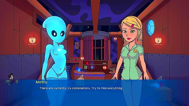 Blonde Milf Francine Enjoys Wild Alien Encounters at Cartoony Camp Pinewood