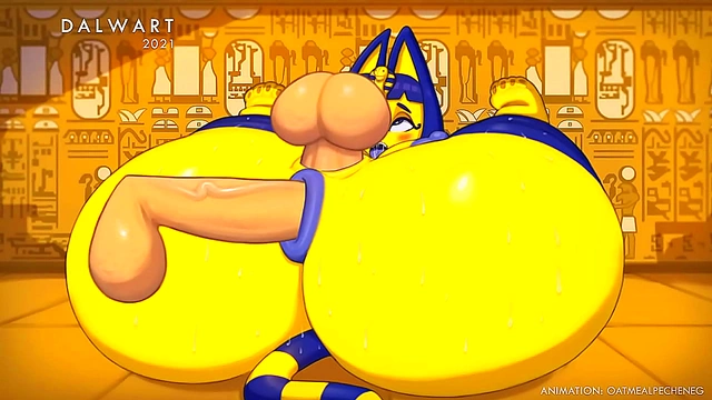 CatGirls 18+ Ankha Invites You for a Sensual Yiff Adventure in Furry Paradise