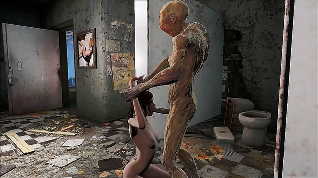Brunette AnimeGirls 18+ Eases Monster’s Lust with Steamy Anal Pleasure in Fallout 4 Scene