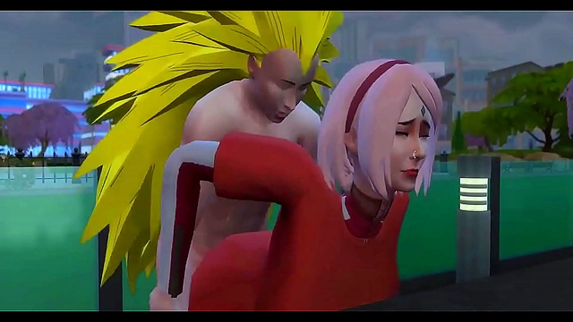 Sakura Shares Intimate StepMoments with Naruto Amidst Nature’s Beauty