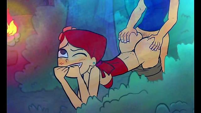 Zoey & Eva Share Intimate Doggy Style Pleasure in Total Drama Hentai Episode
