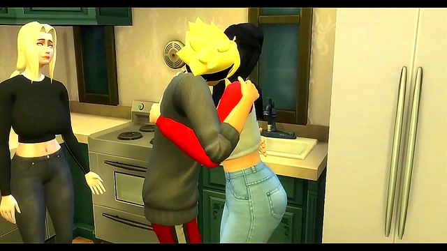 Boruto and Sarada Seduce Tsunade for a Steamy Threesome in Naruto Hentai