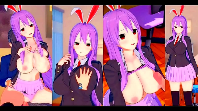 Reisen Udongei Seduces with Her Curves and Expert Mouth Skills in 3D Koikatsu!