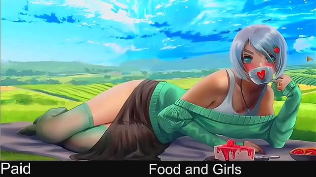 Sensual Anime Girls 18+  Tackle Puzzles for Heated Food Rewards inSTEAMY hentai StepMoment