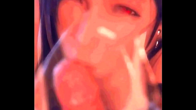 Tifa Lockhart Offers Heartfelt Pleasure with a Saliva-Drenched Blowjob in 3D Anime Splendor