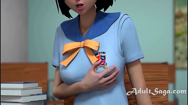 Sensual MILF Teacher Takes Students by Storm in Classroom Doggy Fun