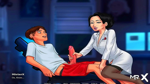 Summer Saga Teacher Tempts with Seductive blowjob Desiring Your Pleasure
