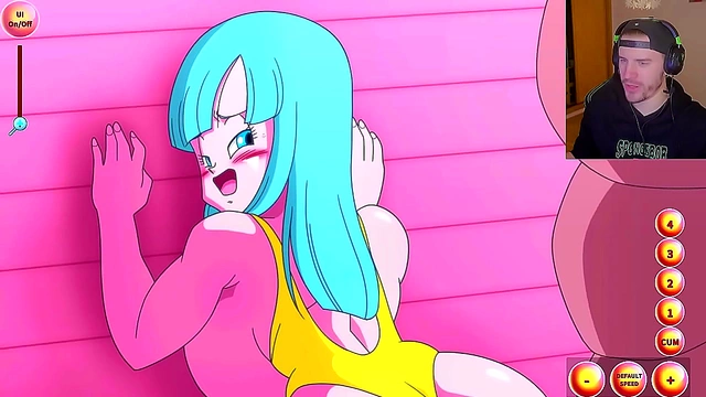 Bulma & Videl Pleasure Goku with Seductive Turn-Taking in Dragon Ball Hentai