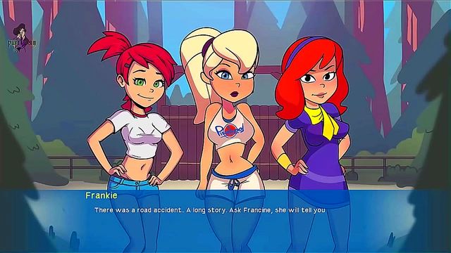 MILF Teaches Blonde & Redhead Lesbians a Steamy Lesson at Camp Pinewood