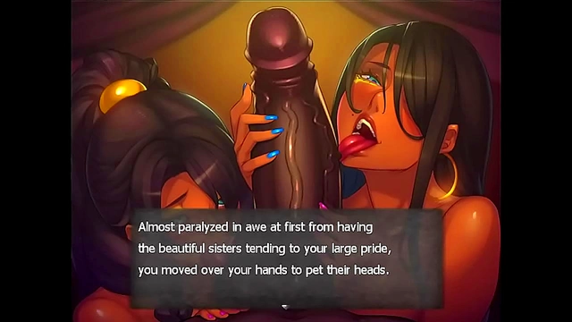 Farah Satisfies Jamal with a Sensual blowjob in Queen Opala Adventure