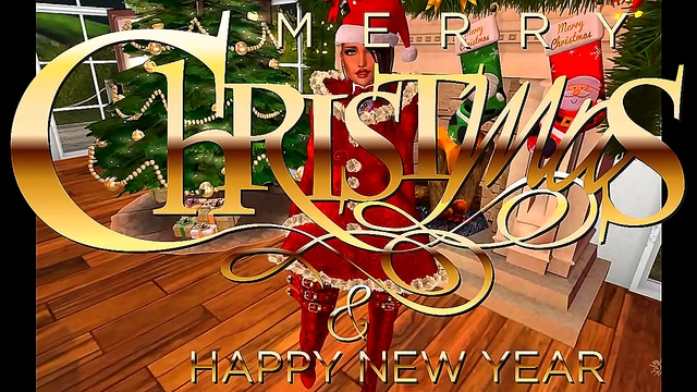 Santa Cosplay Babe Seduces with Busty Charms for Festive Holiday Fun