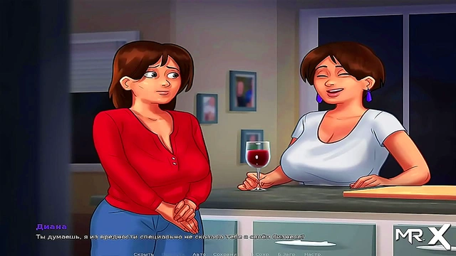 Shower Seduction – Summer Saga Anime Girls 18+ Delivers Steamy blowjob For Heated Creampie Fun