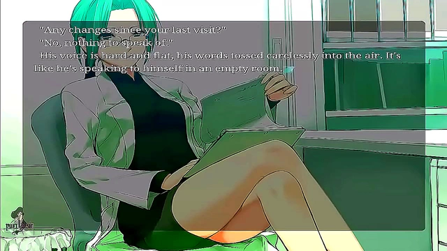 Brunette Anime Beauty Tempts Doctor with Monstrous Passions in Nightmarish Encounter