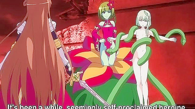 Demon Warriors Satisfy Tempting Chicks with Tentacle Ecstasy in Reproduction Frenzy