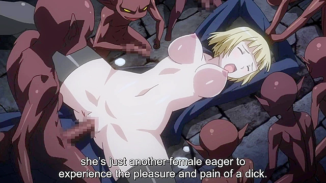 Goblin Raiders Steal Innocence from Bound Nuns in Kuroinu 2 Scene