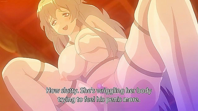Slutty Anime Slave Tied Up, Gagged, Blindfolded for Mind-Blowing Cumshots