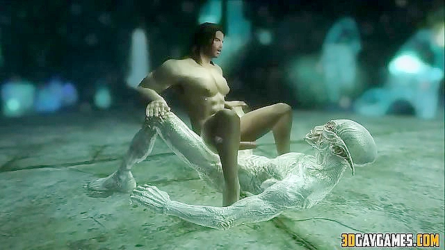 Cave Creatures Ravage Gay Warrior’s Desires in Intense Anal Fantasy Scene