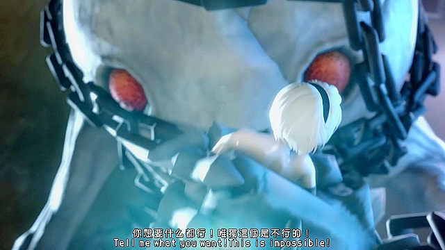 2B Taken by Force in NieR Automata’s Dark Encounter